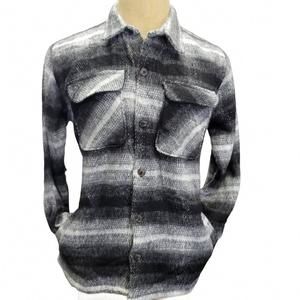 NEW RNT23 men's cotton polyester shirt jacket in black
